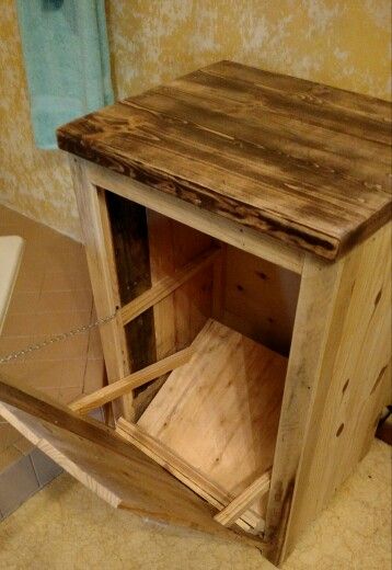 Best 25 Microwave Stand Ideas On Pinterest Painted Pallet Wood Trash Container Microwave Stand 75 Call Us At Rustic Decor More