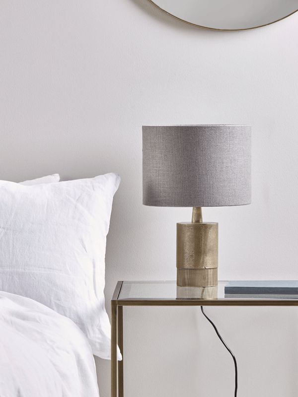 New Brass Grey Small Bedside Lamp Lights Lamps Lighting Table For Bedroom Small Bedside Lamps, Bed Side Table Lamps