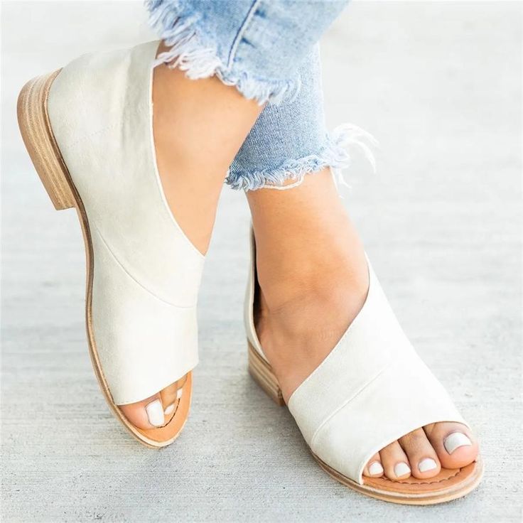 Fashion Comfortable Openwork Flat Sandals