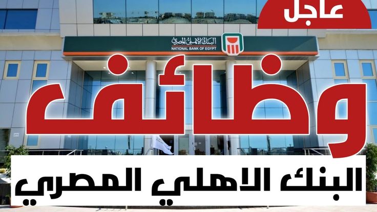 البنك الأهلي المصري يعلن عن وظائف شاغرة لخريجي تجارة وهندسة وحقوق دفعة 2016 إلى 2019 National