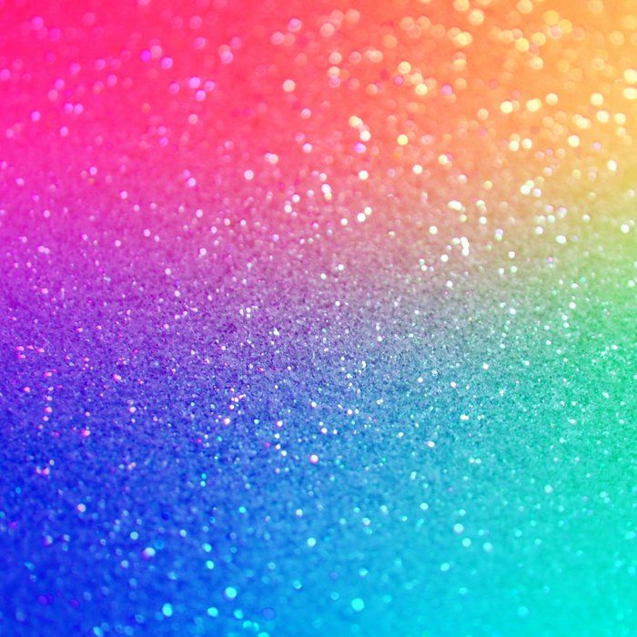 Glitter Rainbow Mermaid Sparkle Ombre Duvet Cover by Sharon Mau