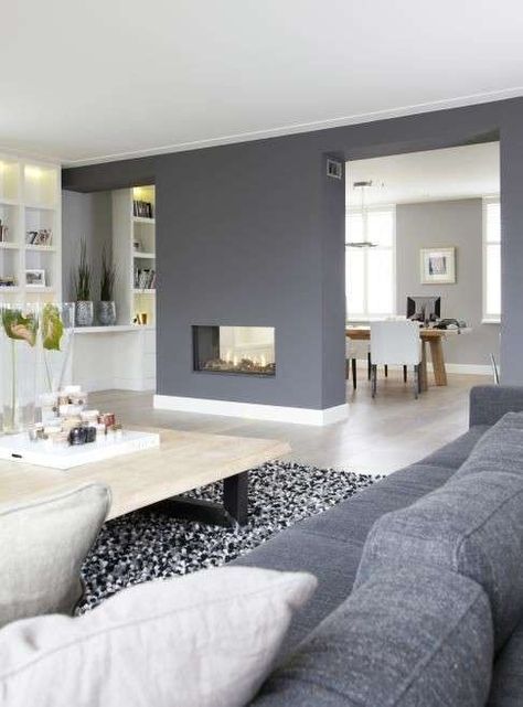 Idee abbinamento colori pareti - Soggiorno grigio e bianco | Room ... Idee abbinamento colori pareti - Soggiorno grigio e bianco | Room ...