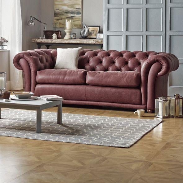 Churchill 3 Seater Sofa | Chesterfield style sofa, Sofa, Seater sofa