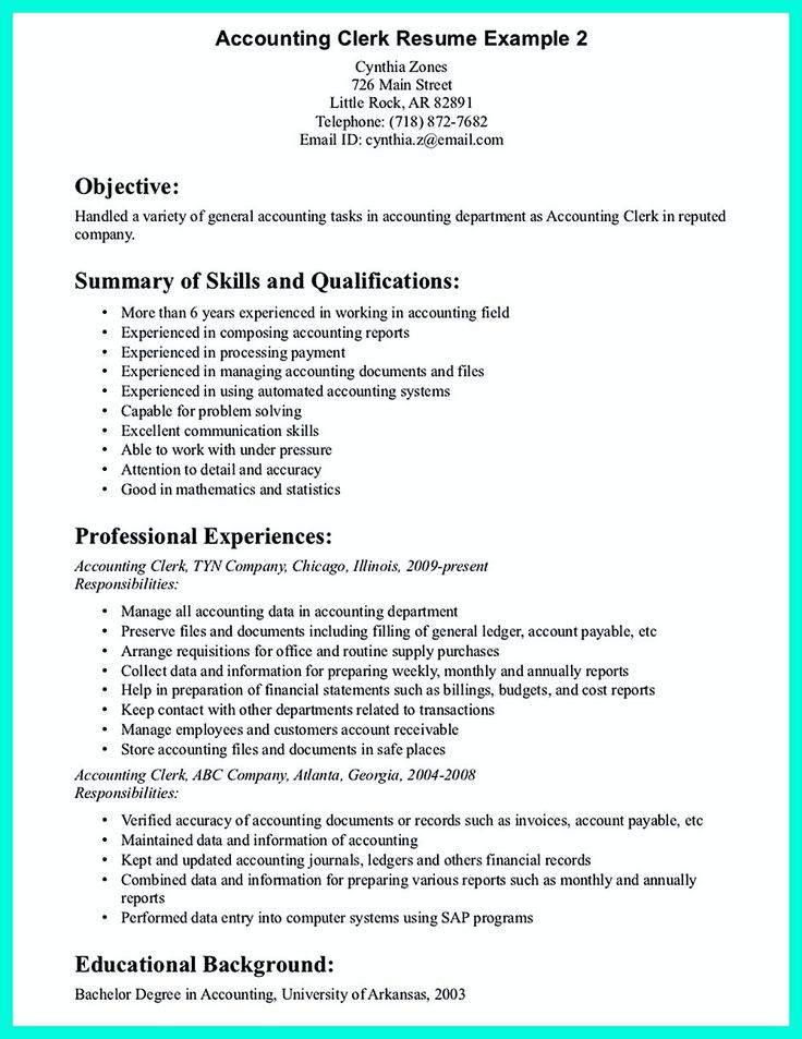clerical resume sample provides your chronological order warehouse resume objective examples