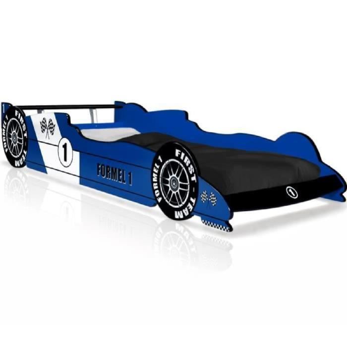 Lit Voiture Formule 1 Bleu