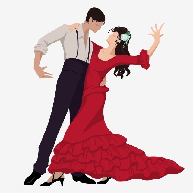 Dos Personas Bailando Flamenco Imágenes Prediseñadas De Baile Baile Flamenco Png Y Psd Para Descargar Gratis Pngtree Personas Bailando Dibujo De Personas Siluetas De Personas