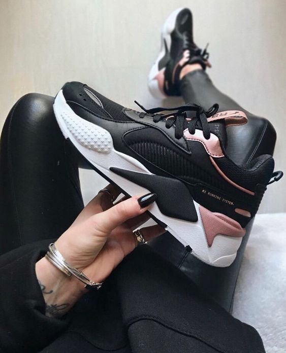 puma rsx femme noir