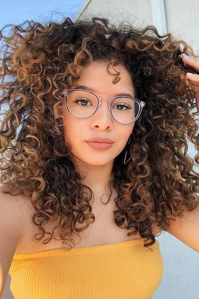 Curly shared messy chubby