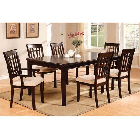 Venetian Raven I 7Piece Dining Set Espresso Box 2 Of 2 Dining Fascinating Espresso Dining Room Sets Inspiration Venetian Raven I 7Piece Dining Set Espresso Box 2 Of 2 Dining Extraordinary Espresso Dining Room Sets Inspiration Design