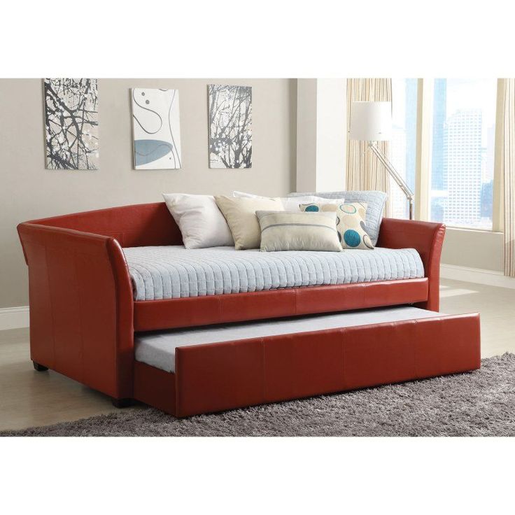 Daybed And Trundle.Saveemail. Kings Brand Silver Finish Metal furniture of america leatherette upholstered daybed with trundle idf1956 - Daybed And Trundle.Saveemail. Kings Brand Silver Finish Metal