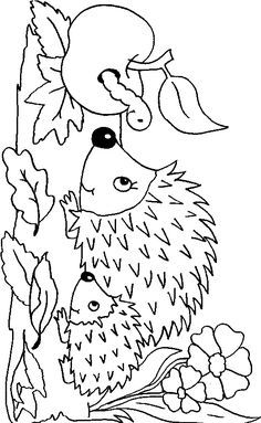malvorlagen herbst igel – Ausmalbilder für kinder