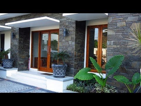 Elegan Kokoh 30 Desain Model Teras Rumah Minimalis Dengan Batu Alam Youtube Rumah Batu Rumah Dari Batu Rumah Minimalis