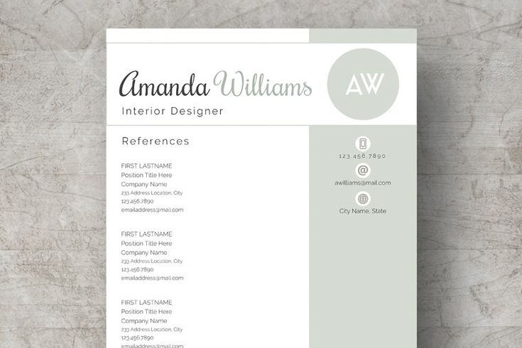 Modern Resume Template Word - D53ade40710c61a18c6a05adec5983a1