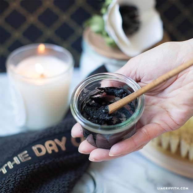 DIY Facials To Try At Home Today - Charcoal Face Mask For Clean and Clear Skin -...