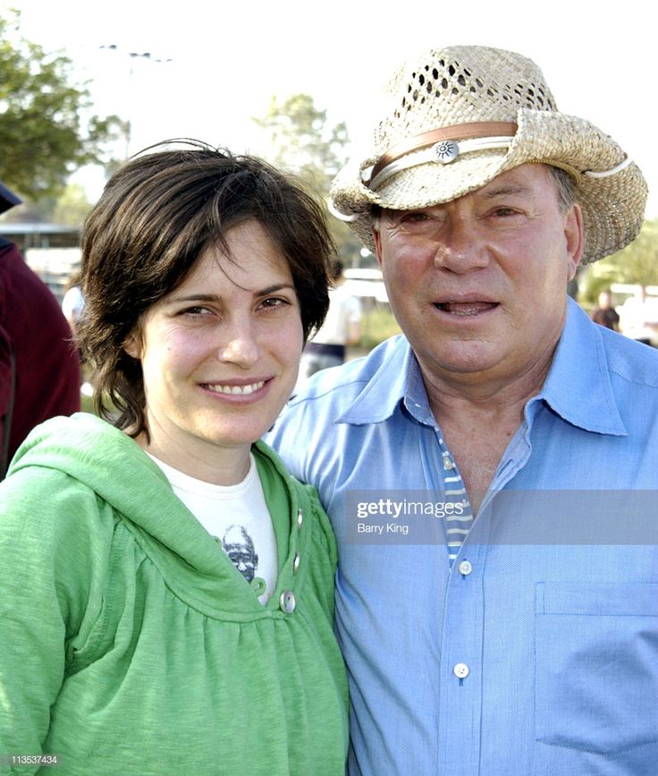 Melanie Shatner and father William Shatner during William Shatner