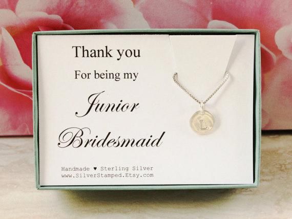 Bridesmaid Necklace Gift for Bridesmaid Sterling Silver Bridesmaid Necklace Sun Junior Bridesmaid Gift Necklace Bridesmaid Proposal Gift
