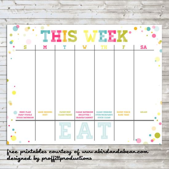 66 best Printable Weekly Calendars images on Pinterest Planners - Free Weekly Calendar