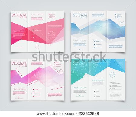 tri fold brochure layout
