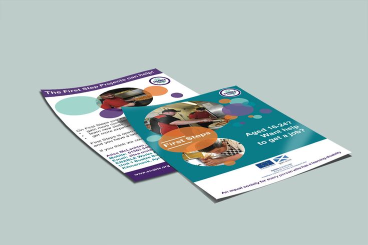 ENABLE WORKS AYRSHIRE Flyer or leaflet design for ENABLE Works