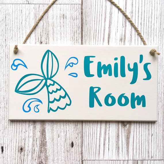 Personalised Childrens Bedroom Door Name Childrens Name PVC Plaque with Cut Out Letters Bronze 17 Colours Available