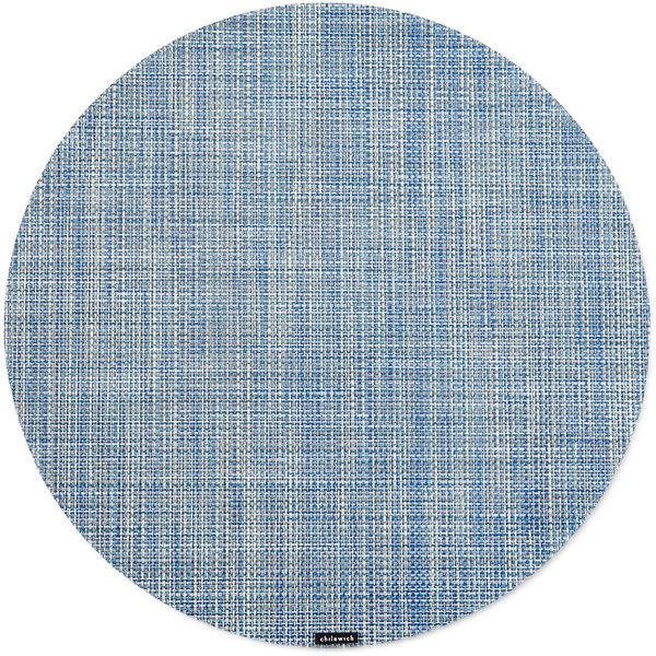 Chilewich Mini Basketweave Round Placemat 16 Liked On Polyvore Featuring Home Kitchen Dining Table Linens Blu Basket Weaving Placemats Blue Blu Basket Weaving Placemats, Chilewich Round Blue Placemats