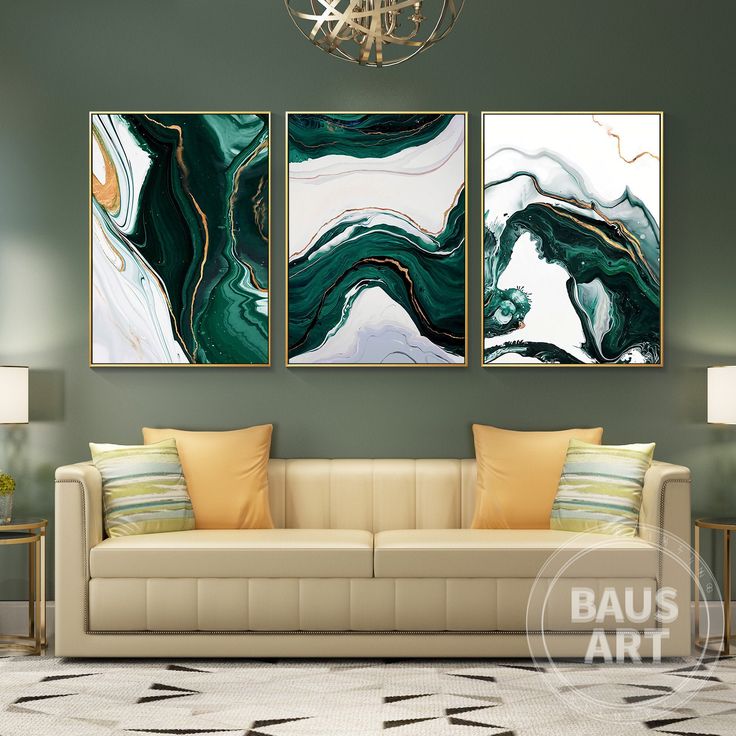 3pc Green and gold wall art green and gold geometric prints green wall prints 3pc Green and gold wall art green and gold geometric prints green wall prints