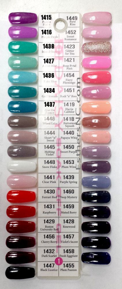 daisy duo gel swatch color chart nail polish gel nail wave gel matching color chart