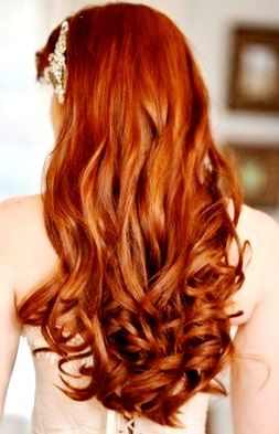 18 Best Red Hair Images On Pinterest Heads And Bride S Long Down Curls Wedding Hair Ideas Toni Kami Hairstyles ➂ Lovely Ginger