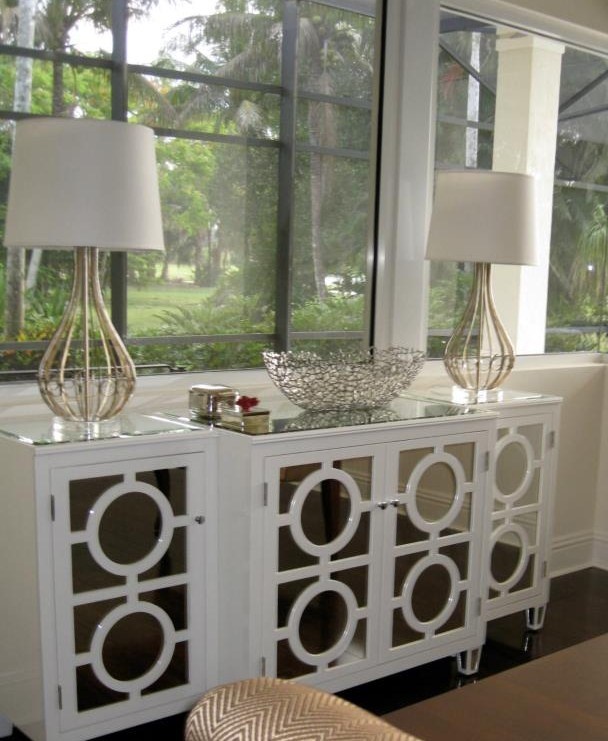 Circles White Mirrored Buffet Console Office Pinterest Circles White Mirrored Buffet Console | Office | Pinterest | Buffet, Consoles and Accent decor - Circles White Mirrored Buffet Console Office Pinterest