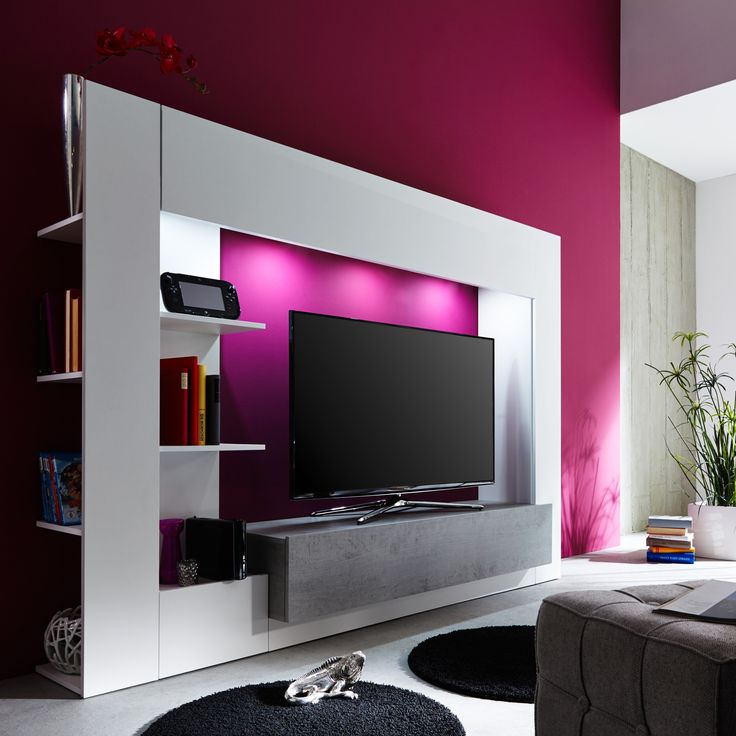 21 Best Wohnwand Ideen & Mehr Images On Pinterest | High Gloss ... Wohnzimmerschrank Modern Wohnzimmer
