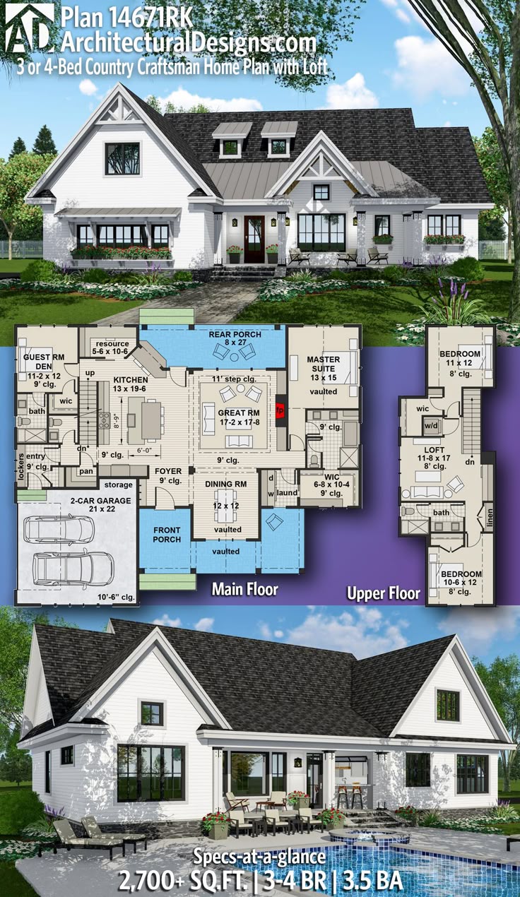 Architectural Designs Plan 14671RK