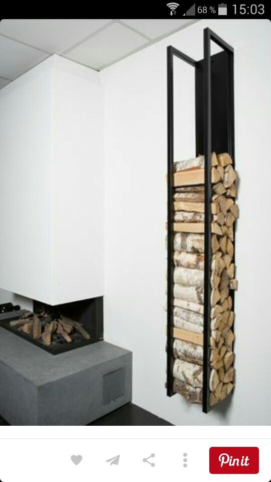 33 Best Dřevníky Images On Pinterest Firewood Storage Fire Places I Would Have This Rack Outside In The Garden Nect To Outdoor Kitchen Source Tibas Openhaarden Kachels Decoracion Sala Comedor Hierro Estanteria