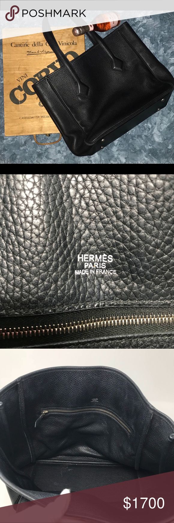 Hermes Victoria Cabas Tote | Tote, Hermes bags, White mark