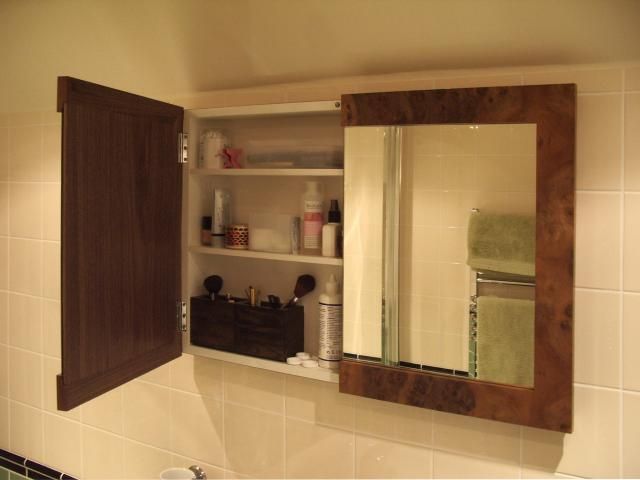 16 Best Medicine Cabinet Ideas Images On Pinterest 2 Door Semi Recessed Cabinet Wood Medicine