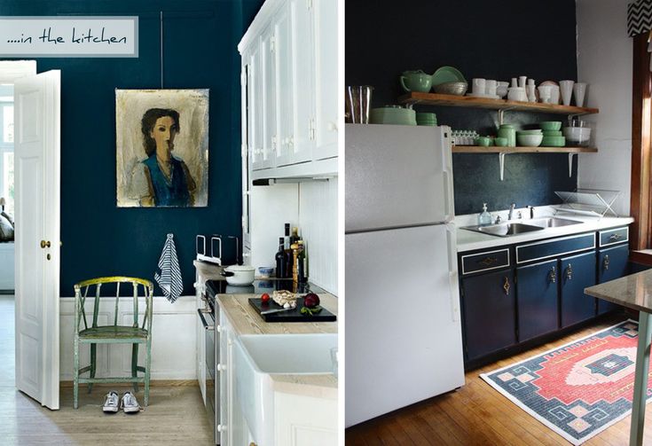 Kitchens With Navy Blue Cabinets Kitchens With Navy Blue Cabinets