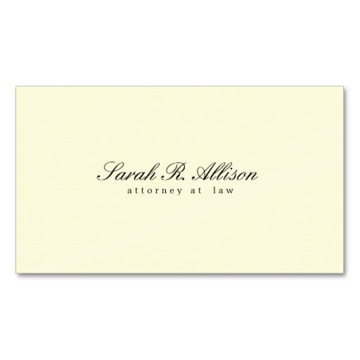 attorneys business card
