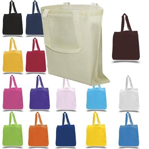 Cotton Tote Bags Bulk With Bottom Gusset Btg110 Eco