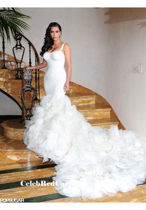 Kim Kardashian Y Mermaid Wedding Gown Bridal Dress In 2018 Kim Kardashian Y Mermaid Wedding Gown Bridal Dress