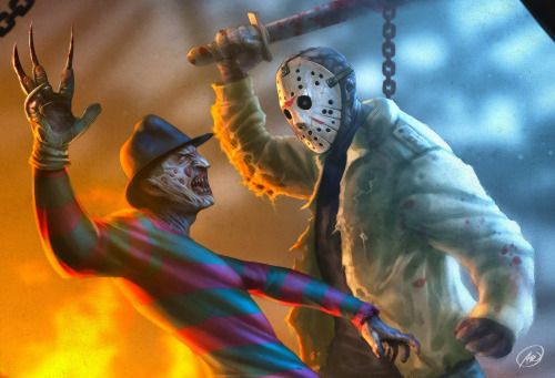 Freddy vs jason anime