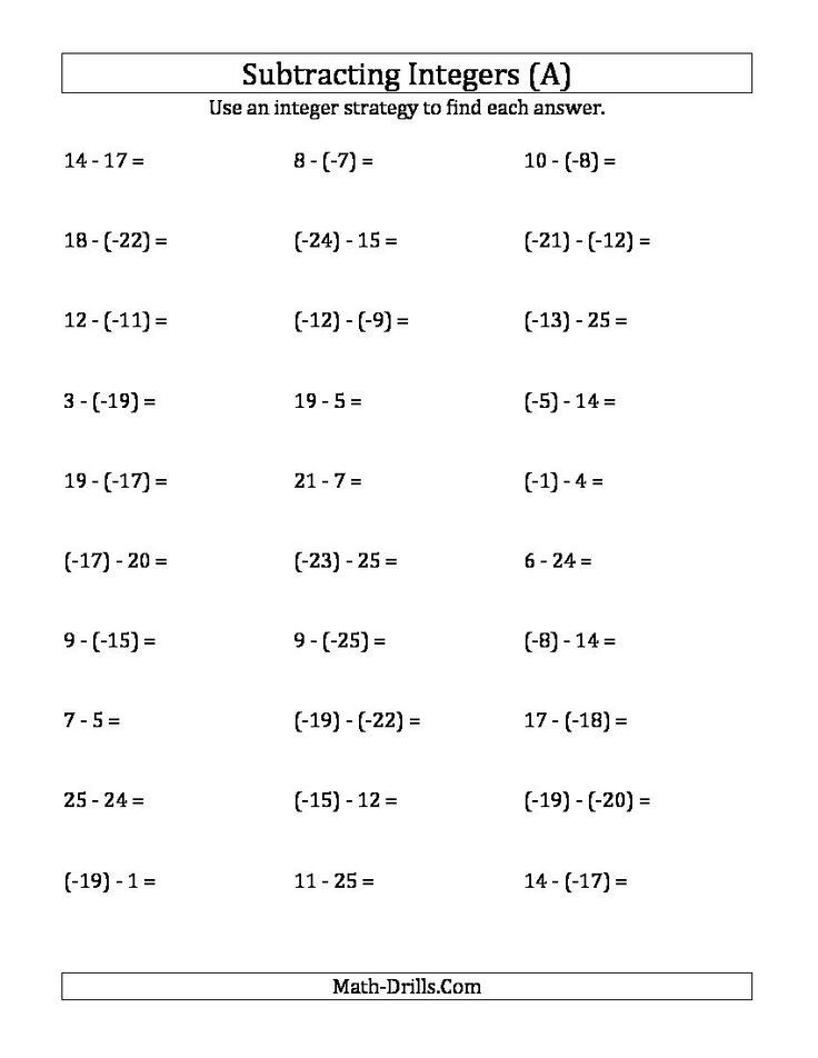 Best 25+ Subtracting integers worksheet ideas on Pinterest Free - subtracting money worksheet Best 25+ Subtracting integers worksheet ideas on Pinterest Free - subtracting money worksheet