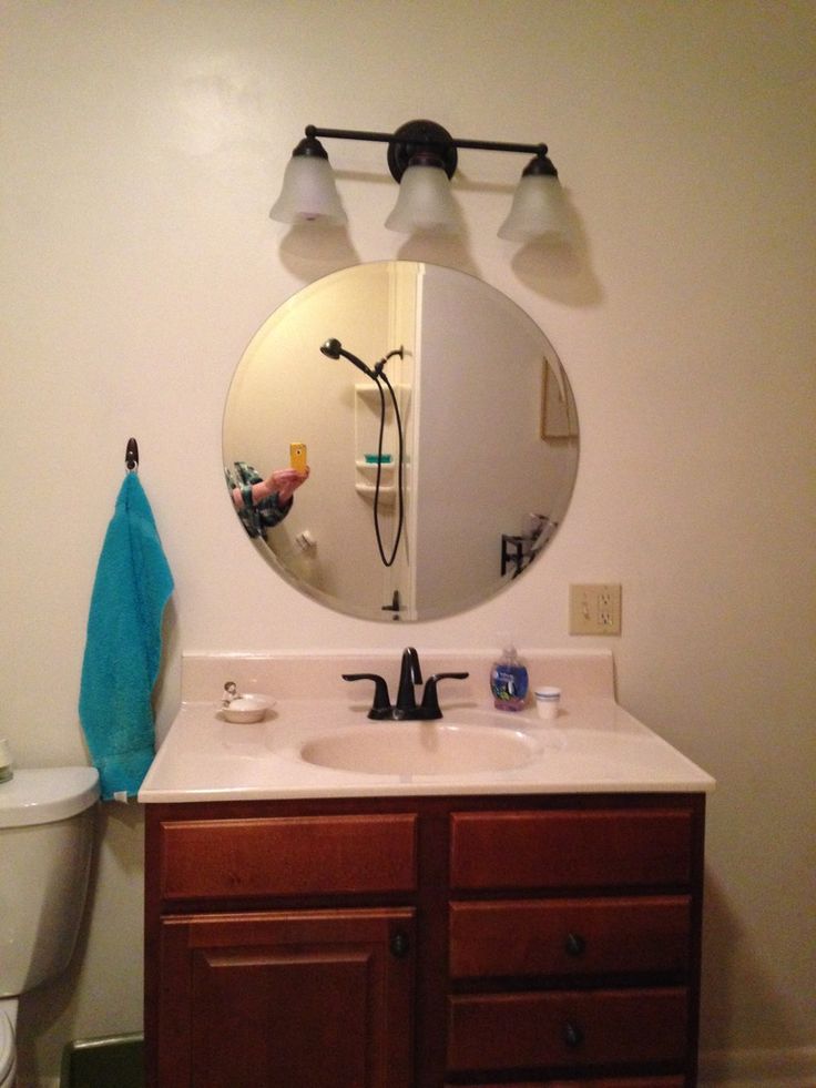 30 Round Shape Frame Less Mirror Bathroom Large 30 Round Shape Frame Less Mirror, 30 Inch Mirror Round