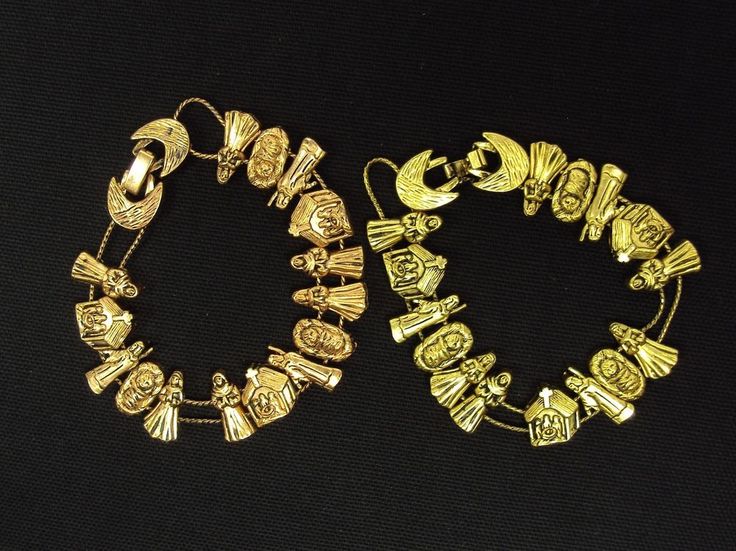 Charm Bracelet Tennis Theme ~ Classic TOFA 1995 Slider ~ Bronze Tone #5430070 Charm Bracelet Tennis Theme ~ Classic TOFA 1995 Slider ~ Bronze Tone #5430070