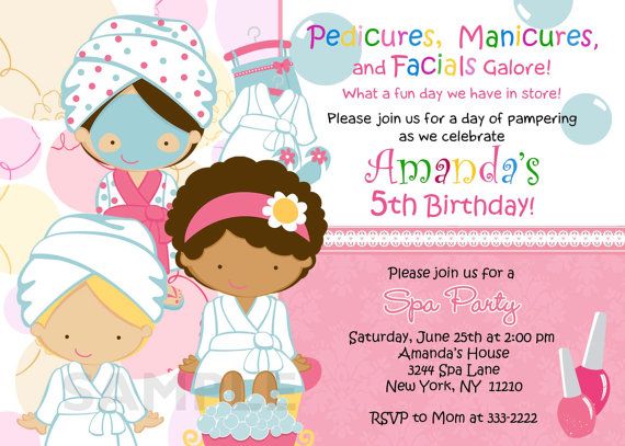 35 best Spa Party Invitation images on Pinterest Birthday party - spa invitation 35 best Spa Party Invitation images on Pinterest Birthday party - spa invitation