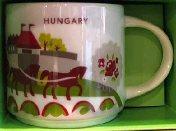 This Is Starbucks You Are Here Hungary Mug And It Took Starbucks Four Months To Come Up With The Regular Version Of The Previou Starbucks Mugs Mugs Starbucks