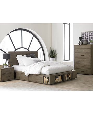 Brandon Storage Queen Platform Bed, Created for Macy's | macys.com