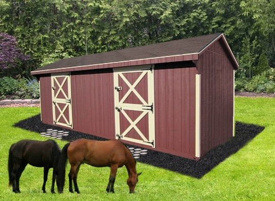 Shed Row Horse Barn by Waterloo Structures | Barns sheds 