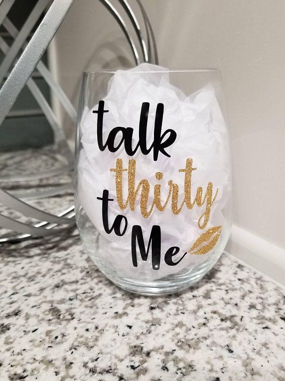Talk Thirty to Me - Perfect for 30th birthday ideas (party favors or a gift)