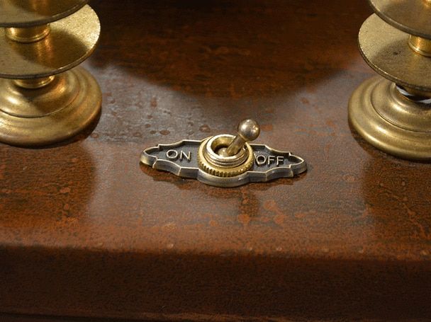 Toggle Switch Cover Switch Covers Antiques Antique Brass