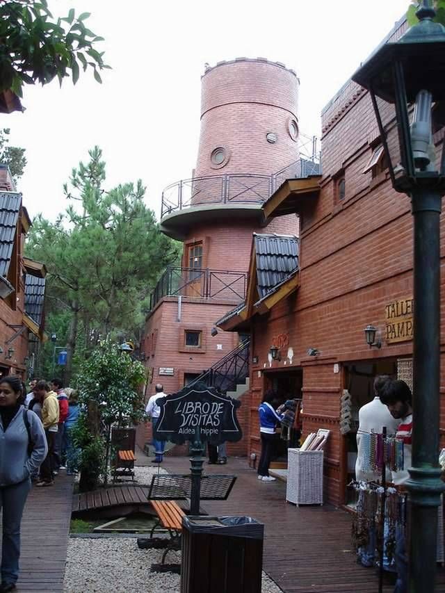 Shopping Area Centro Comercial Mar De Las Pampas Buenos Aires Argentina Argentina Villa Gesell Leaning Tower