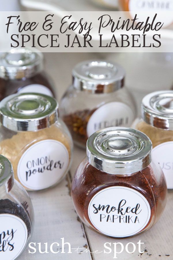 Absolutely free Printable Spice Jar Labels Do it yourself Craft Commitment photograph relating to Printable Labels Walmart titled Free of charge Printable Spice Jar Labels Do-it-yourself Craft Drive